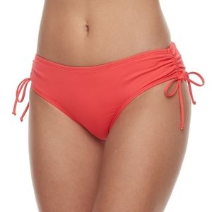 Apt. 9 Ruched Side Bow Bikini Bottoms